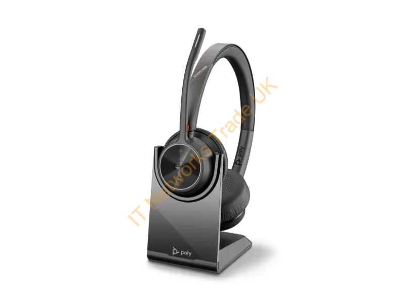 77Z00AA - Hp Poly Voyager 4320 Microsoft Teams Headset +Bt700 Dongle +Charging Stand