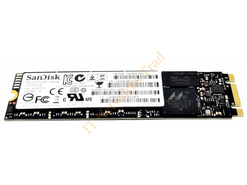 787288-001 HP 256GB Triple-Level Cell (TLC) SATA 6Gb/s M.2 Solid State Drive SSD Storage