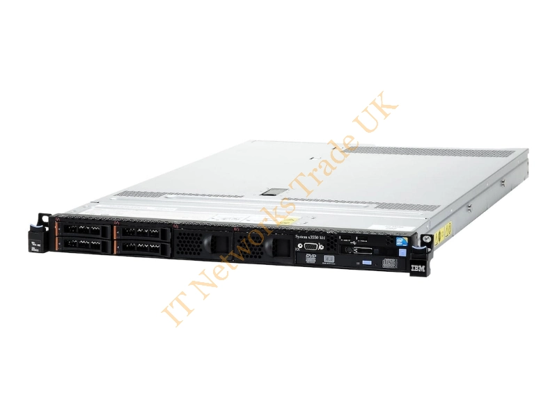 7914-J2M-C2-06 IBM Server System x3550 M4 No Processor RAM 8GB No Hard Drive ServerAID M5110e No OS Installed No License Black Rack