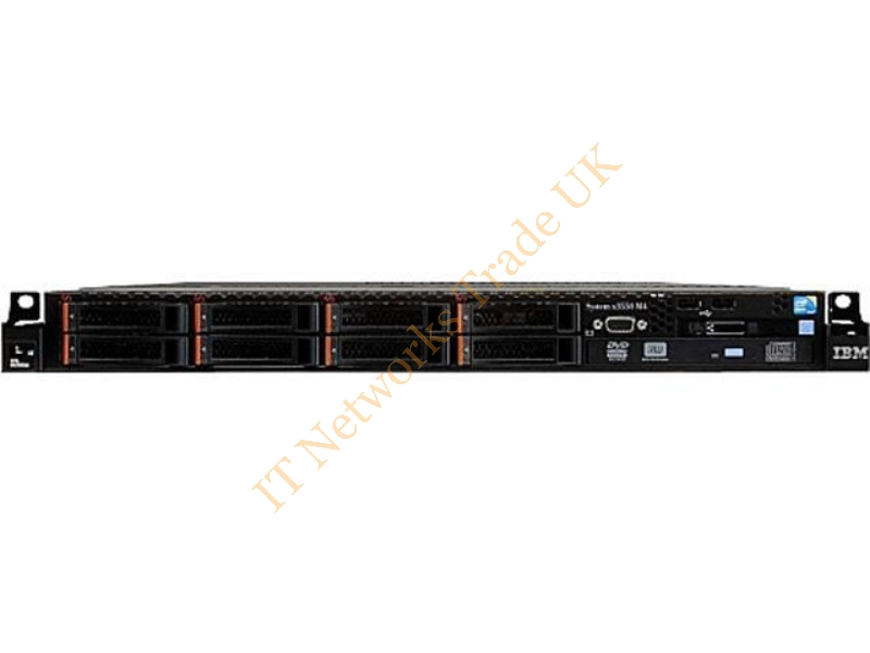 7914B2U IBM x3550 M4 1x Intel -Xeon 2.40GHz Quad Core CPU 10MB L3 Cache 4GB DDR3 RAM Rack Server System