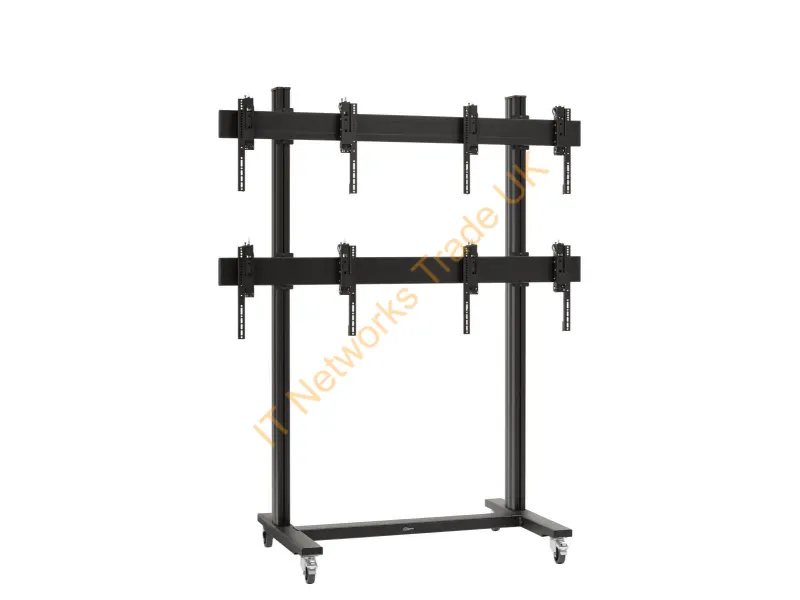 7922560 - Vogel's SET TVW 2255, 2x2 video wall trolley 46/55, max 4x113 kg