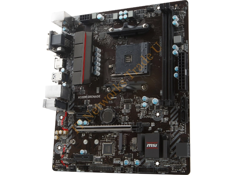 MSI A320M GRENADE AMD A320 Socket AM4 Micro ATX