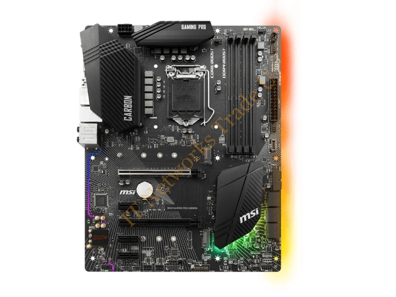 MSI B360 GAMING PRO CARBON IntelB360 LGA 1151 (Socket H4) ATX