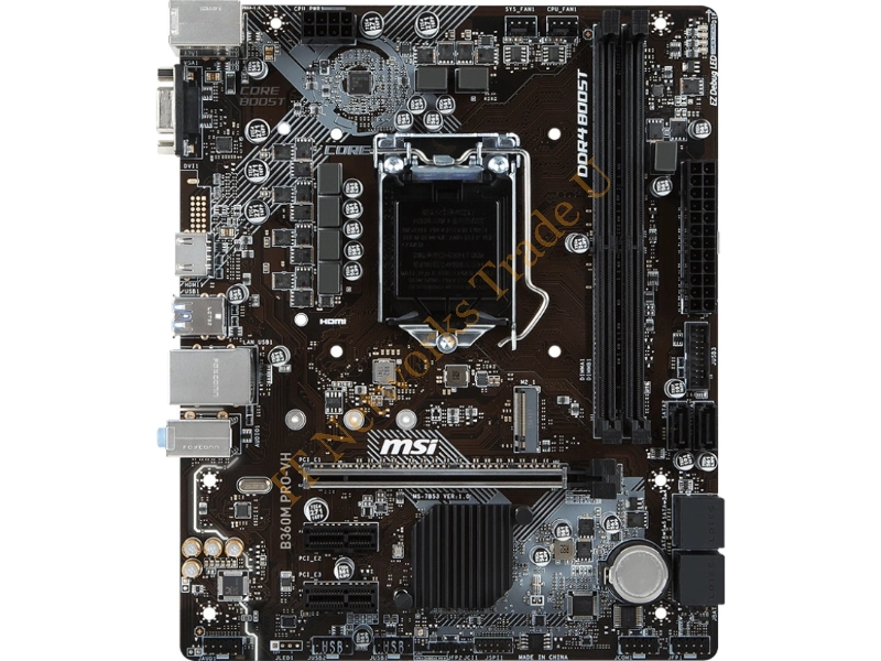 MSI B360M PRO-VH IntelB360 LGA 1151 (Socket H4) Micro ATX
