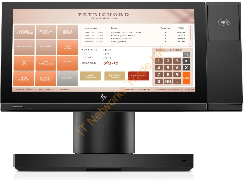 7C3Y9UA#ABA - Hp Engage One Essential Aio System N6211 1.2 Ghz 14" 1920 X 1080 Pixels