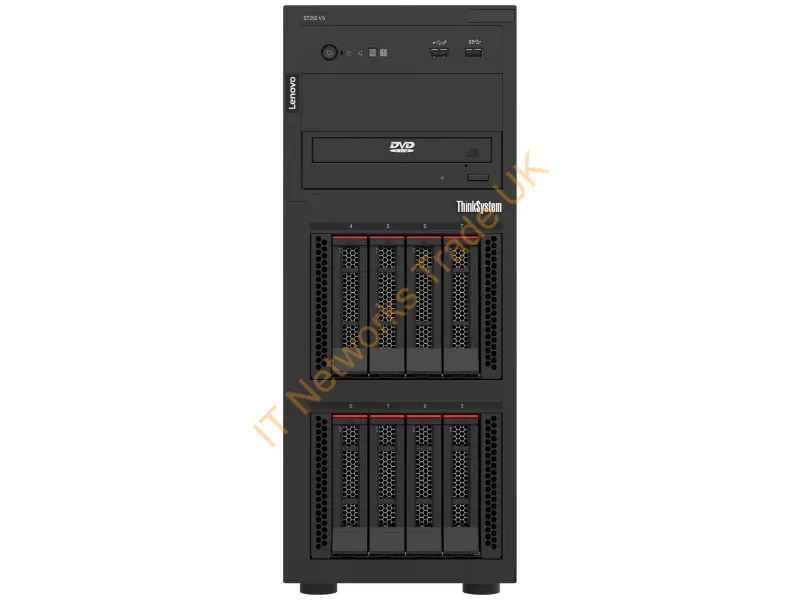 7DCE100BEA - Lenovo ThinkSystem ST250 V3 server Tower Intel� Xeon� 6315P 2.8 GHz 16 GB DDR5-SDRAM 800 W