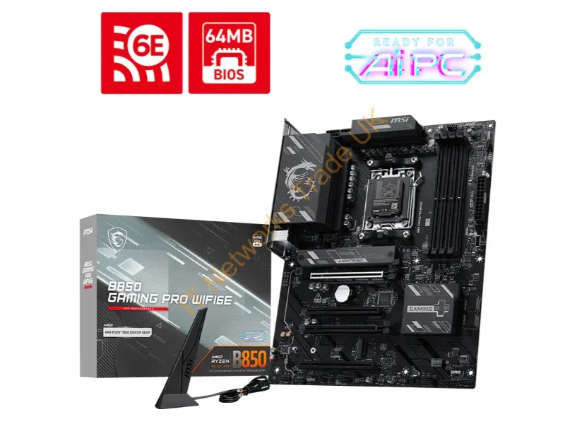 7E89-001R - MSI B850 GAMING PRO WIFI6E (AM5)