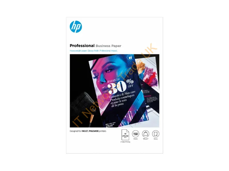 7MV84A - HP Multipurpose Recycled Paper-500 sht/Letter/8.5 x 11 in
