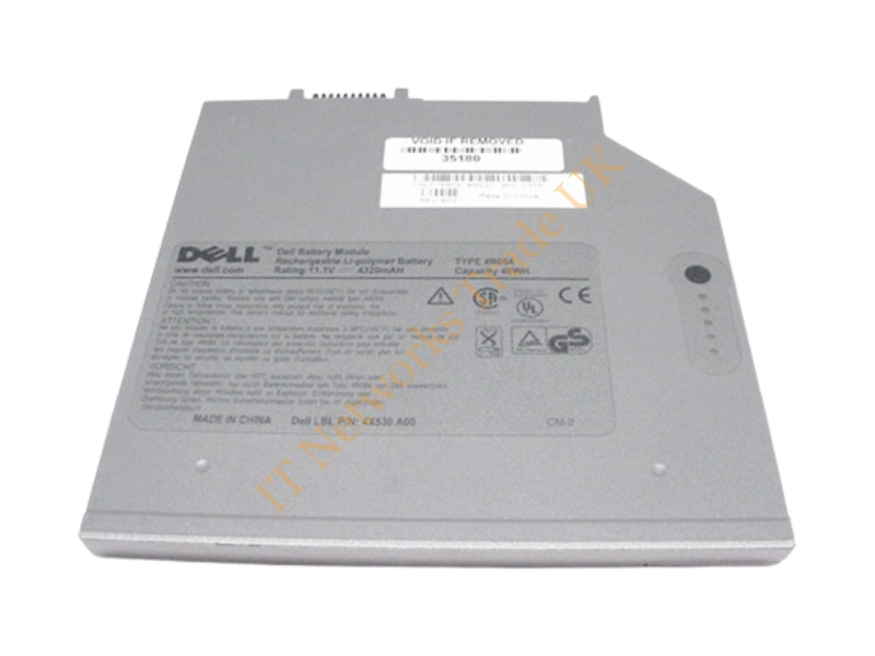 7P806 Dell 48WHr 6-Cell Battery for Latitude D610/D620 Type Laptop Battery