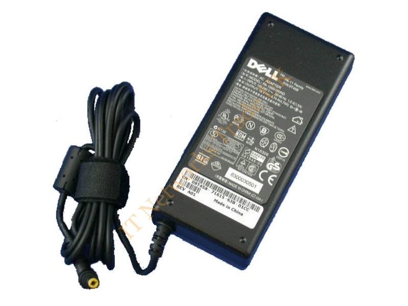 7U870 Dell 90W 19V 4.74A AC Adapter Includes Power Cable Power Adapter