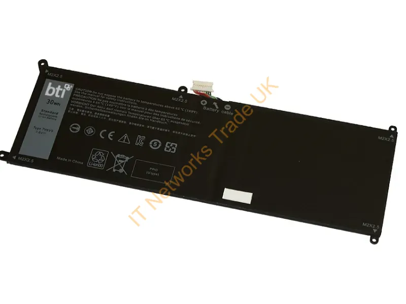 7VKV9-BTI - Bti 7Vkv9- Industrial Rechargeable Battery Lithium Polymer (Lipo) 3947 Mah 7.6 V