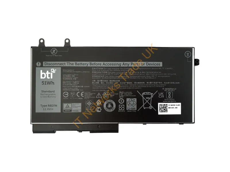 7WNW1-BTI - Bti 7Wnw1- Industrial Rechargeable Battery Lithium-Ion (Li-Ion) 4342 Mah 11.4 V