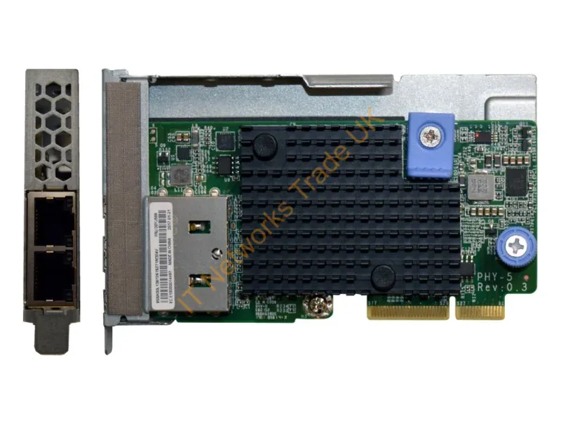 7ZT7A00548 Lenovo Dual Port RJ-45 10Gb/s 10GBase-T PCI Express LOM Network Adapter for ThinkSystem