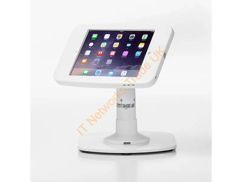 800-00001_00030 - Armoractive Pipeline Kiosk White Tablet Multimedia Stand