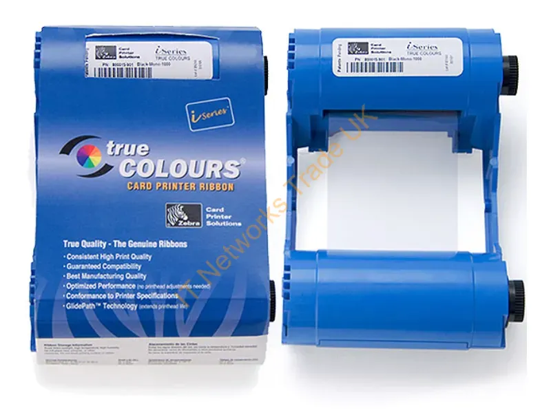 800017-240 - Zebra Color Ribbon Ymcko Printer Ribbon 200 Pages
