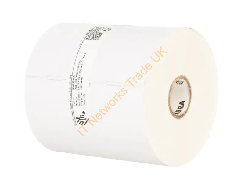 800999-005 - Zebra Z-Select 2000D 190 Tag 8640 pc(s) White Rectangle