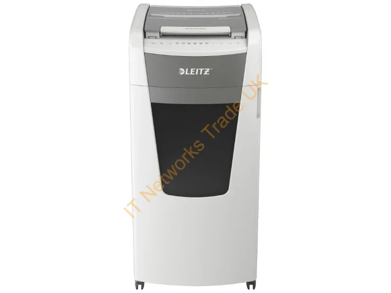 80171000 - Leitz P4 110L paper shredder Cross shredding 55 dB 23 cm Black, Grey, Silver, White