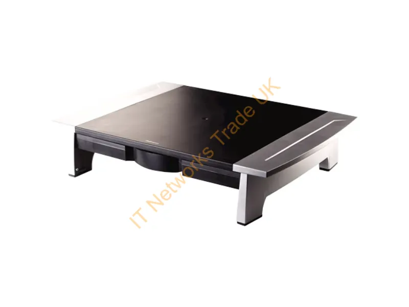 8031101 - Fellowes Office Suites 28" Desk Black, Silver