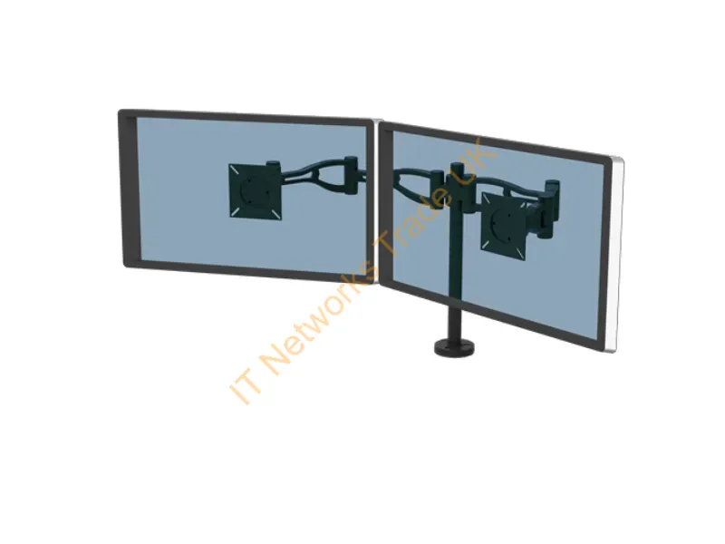 8041701 - Fellowes 8041701 Black flat panel desk mount Monitor Accessory