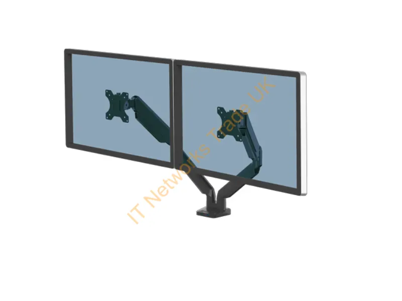 8042501 - Fellowes 8042501 Clamp/Bolt-through Black flat panel desk mount Monitor Accessory