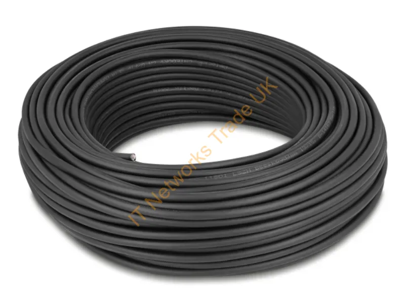 80597 - DeLOCK 80597 networking cable Black 50 m Cat6a U/FTP (STP)