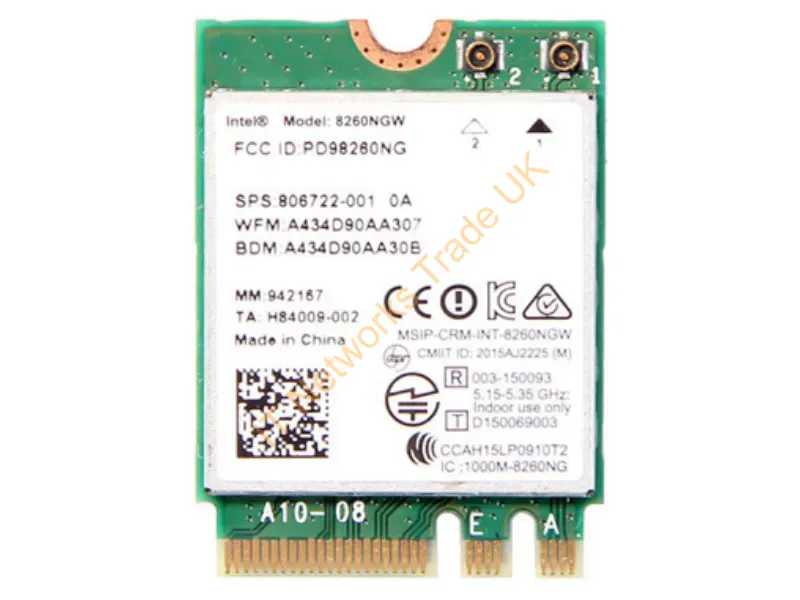 806722-001 HP 7260ngw Intel Dual-Band ac 7260 802.11ac Wireless Lan Card for EliteBook 820 G3 Notebook Network Adapter