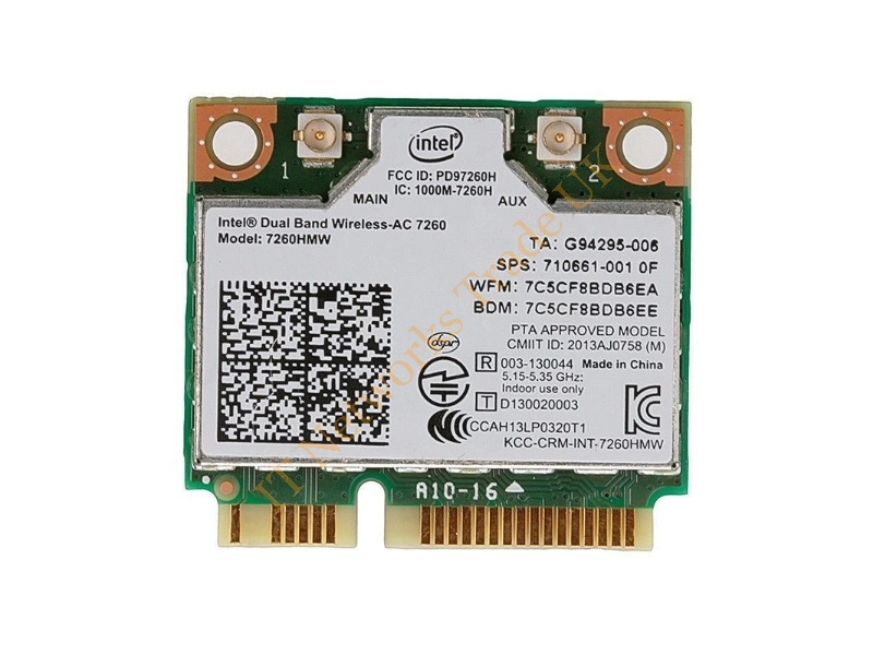806722-002 HP Dual Band WLAN 11AC 802.11 Wireless Card for Zbook 15 G3 Mobile Workstation Network Adapter