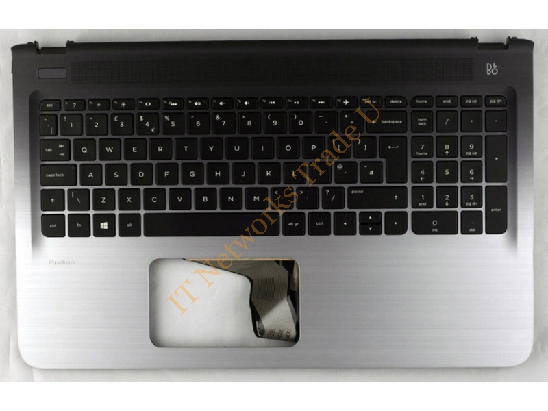 HP 809031-031 Housing base + keyboard notebook spare part Accessory