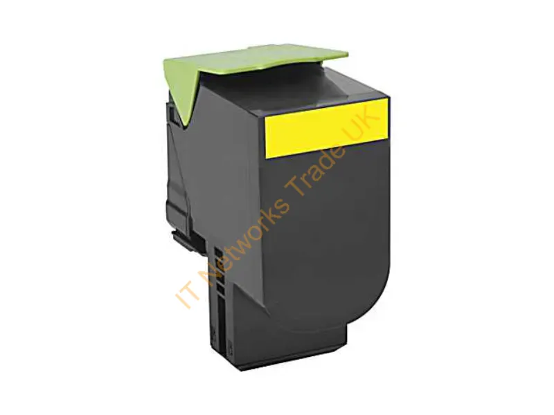 80C00YG - Lexmark 80C00Yg Toner Cartridge 1 Pc(S) Original Yellow
