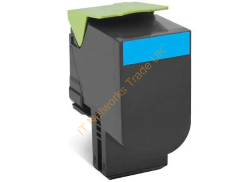 Lexmark 80C2HC0 (802HC) Toner cyan, 3K pages Accessory