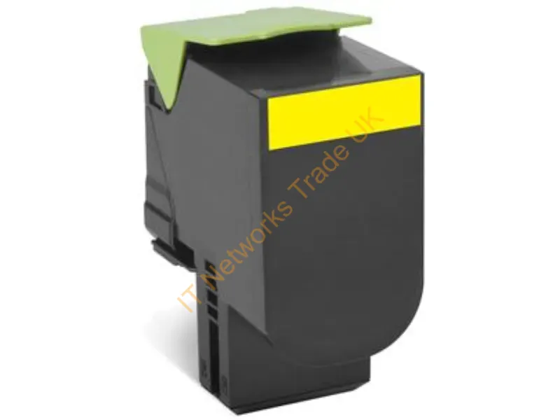 Lexmark 80C2XY0 (802XY) Toner yellow, 4K pages Accessory