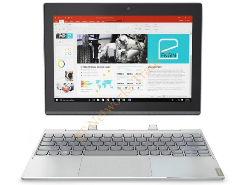 Lenovo Miix 320 1.44GHz x5-Z8350 10.1" 1280 x 800pixels Touchscreen Platinum, Silver Hybrid (2-in-1) Laptop System