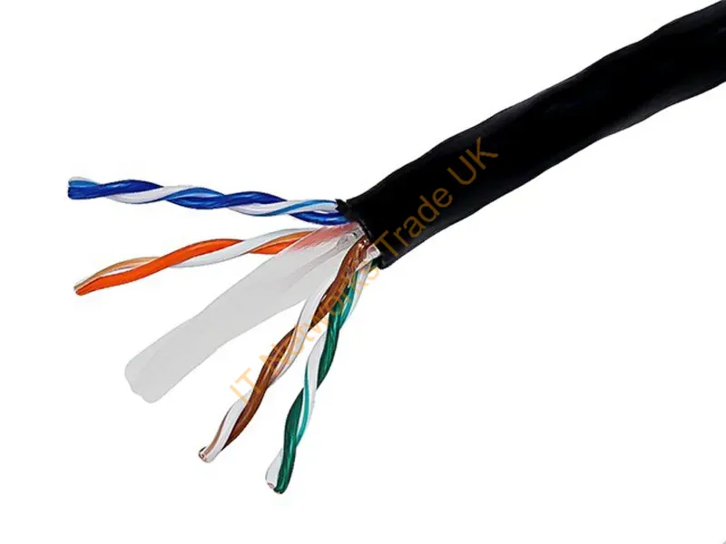 8102 - Monoprice 8102 Networking Cable Black 12000" (304.8 M) Cat6 S/Utp (Stp)