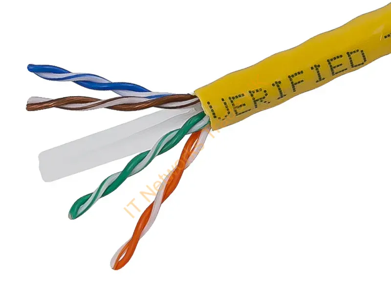 8109 - Monoprice Cat6, Utp, 304.8 M Networking Cable Yellow 12000" (304.8 M) U/Utp (Utp)