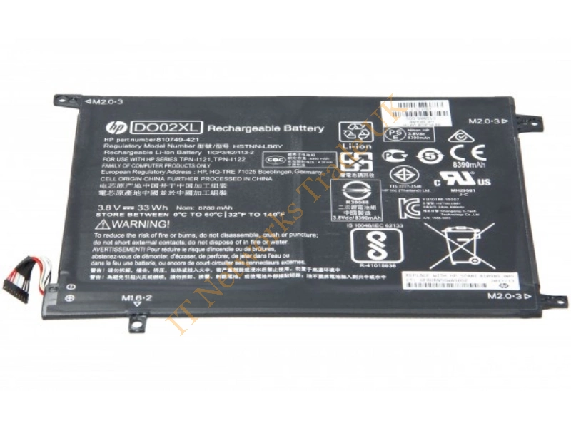 810985-005 HP 2-Cell 33Wh 8390mAh 3.8VLi-Ion Battery for Pavilion x2 10-n030ca Laptop Battery