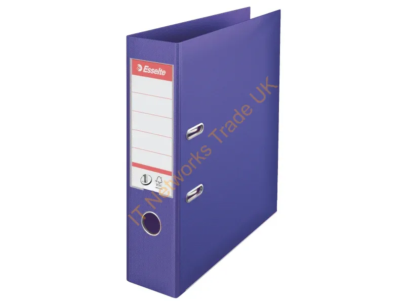 811530 - Esselte No.1 Lever Arch File PP, 30% pre-consumer recycled foil