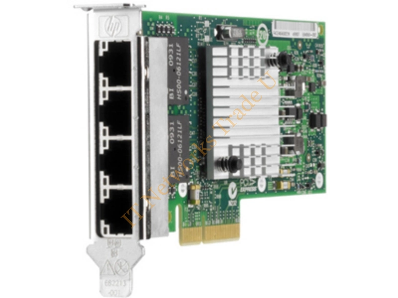 811544-001 HP 4-Port 366t Ethernet Nic 4-1GB Ethernet Ports, Pci Express 2.1 X4 Network Adapter