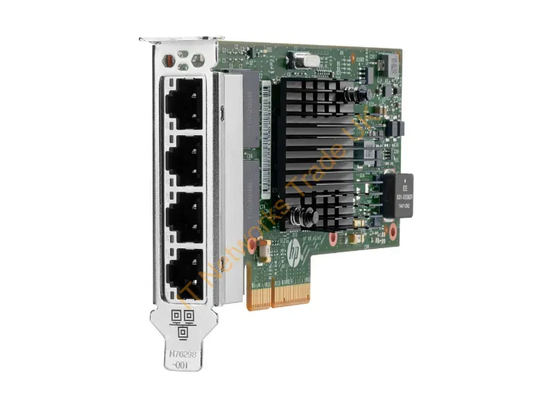 811546-B21 HP 4-Port 366t Ethernet NIC 4-1GB Ethernet Ports, PCI-Express 2.1 X4 Network Adapter
