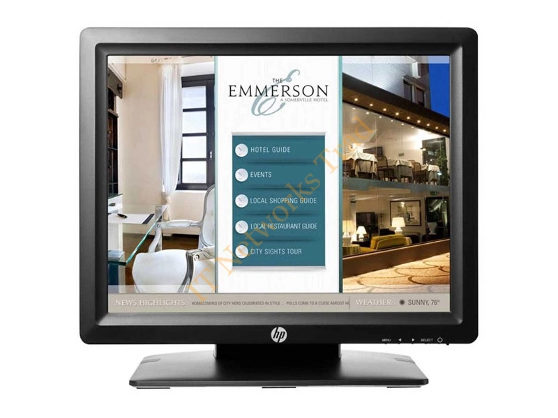 813470-001 HP L5015tm 15-inch 1024 x 768 LED-Backlit Retail Touch LED Monitor