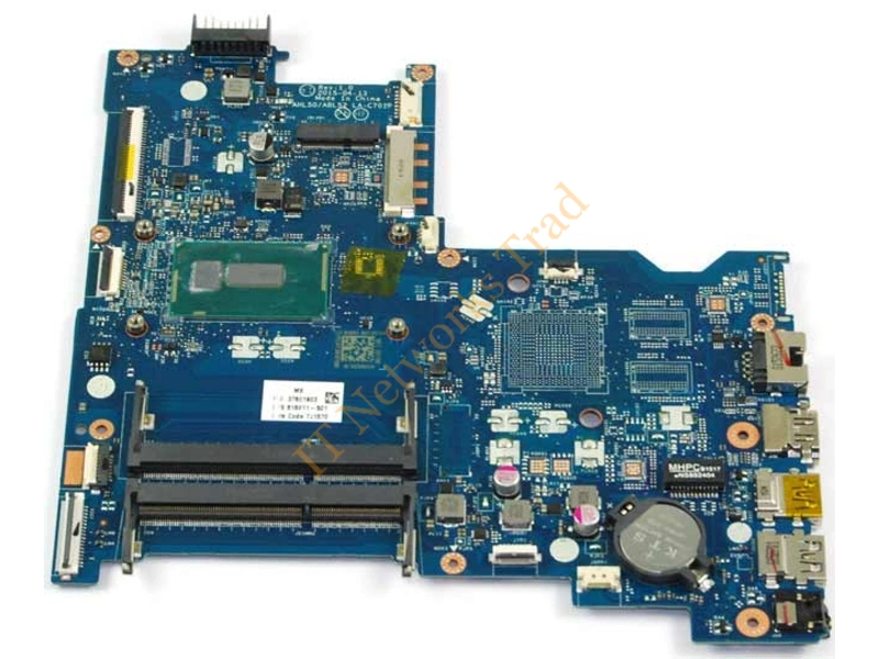 816811-501 HP System Board with Intel Core i3-5010u 2.10GHz CPU for 15-AC113CL Laptop Motherboard