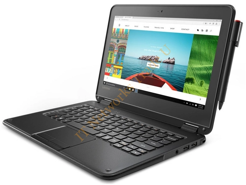 Lenovo N24 1.1GHz N3350 11.6" 1366 x 768pixels Touchscreen Black Hybrid (2-in-1) Laptop System