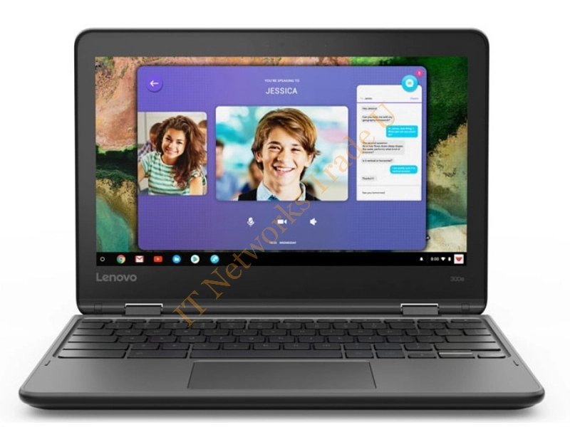 Lenovo 300e 1.3GHz MT8173C 11.6" 1366 x 768pixels Touchscreen Grey Chromebook Laptop System