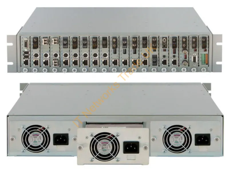 8207-9 - Omnitron Iconverter Network Equipment Chassis Gray