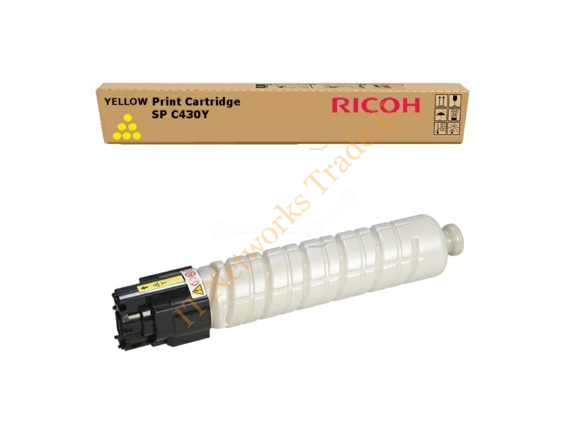 821095 - Ricoh 821075 (TYPE SPC 430 E) Toner yellow, 24K pages Accessory