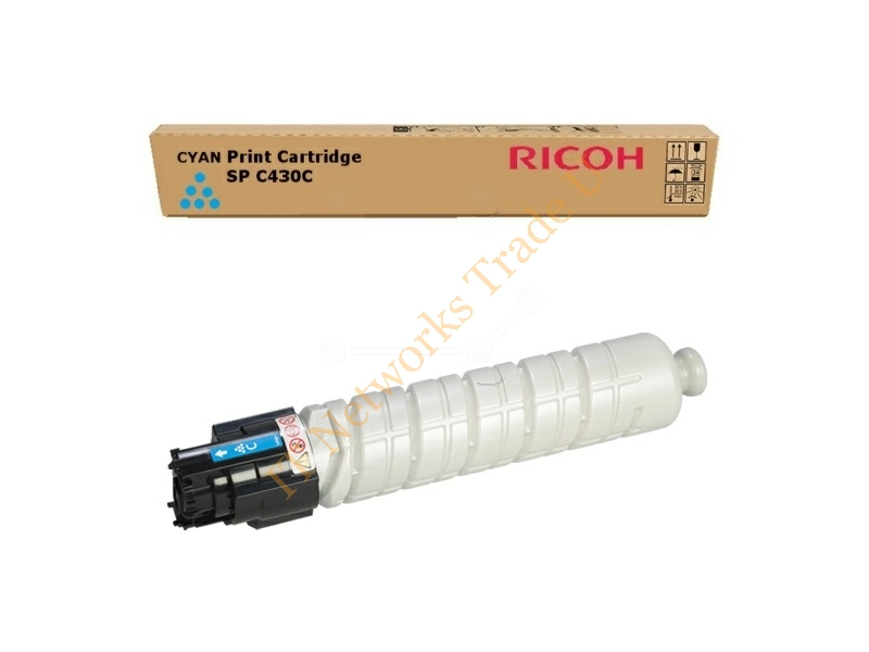 821097 - Ricoh 821077 (TYPE SPC 430 E) Toner cyan, 24K pages Accessory