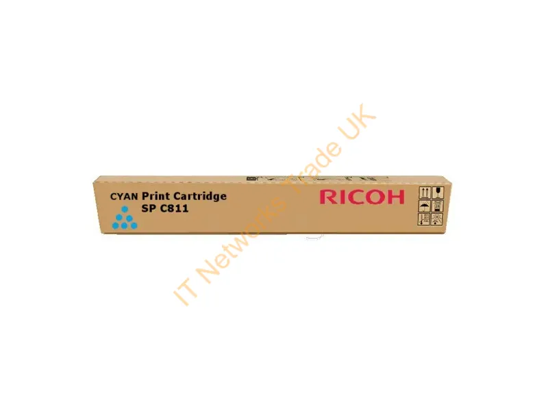 821220 - Ricoh 821220/SPC811 Toner cyan high-capacity, 15K pages/5% for Ricoh Aficio SP C 811