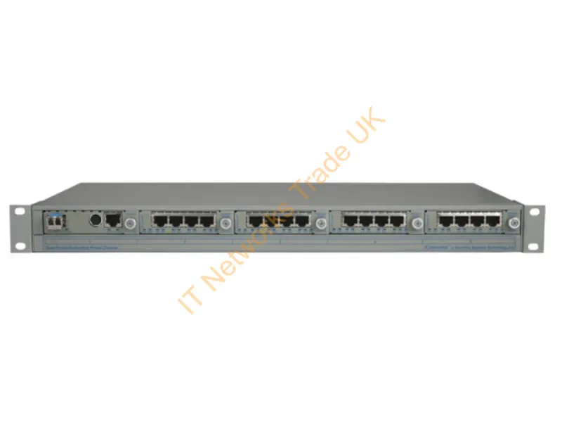 8221-2 - Omnitron Iconverter Network Equipment Chassis Gray