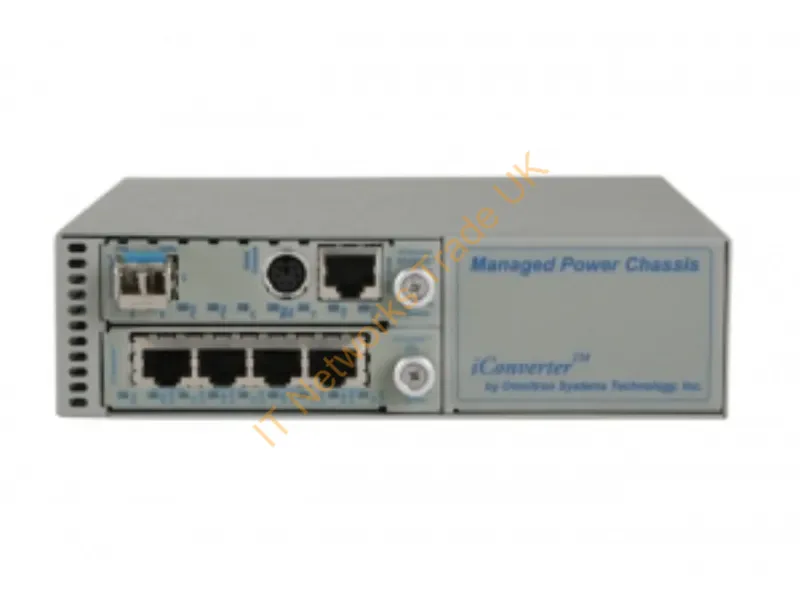 8230-0 - Omnitron Iconverter 2-Module Chassis Power Adapter/Inverter 8.5 W Gray