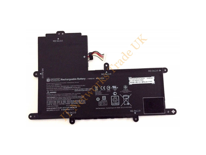 824560-005 HP 2-Cell 37WHr 4810mAh 7.6V Battery for Stream NoteBook 11-R015 Laptop Battery