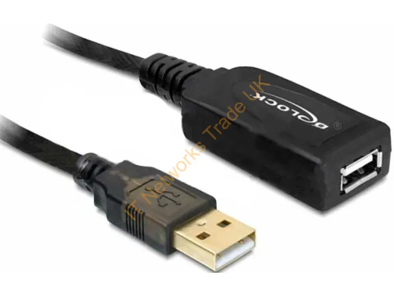 82690 - DeLOCK 20m USB 2.0 USB cable Black